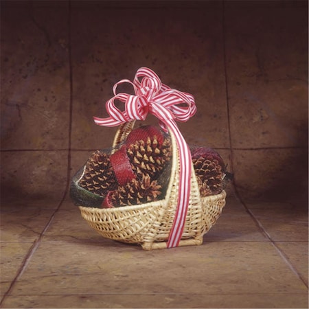 Perfectpillows Chimney Cone Starter Willow Basket With 12 Pine Cone Fire Starters PE2547814